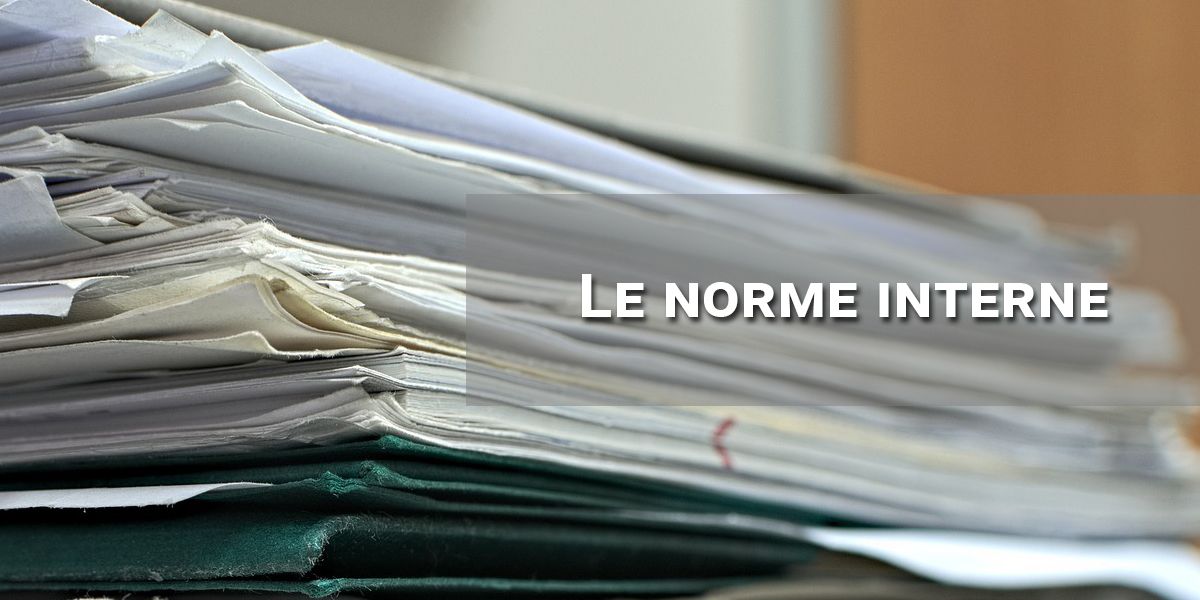 Le norme interne
